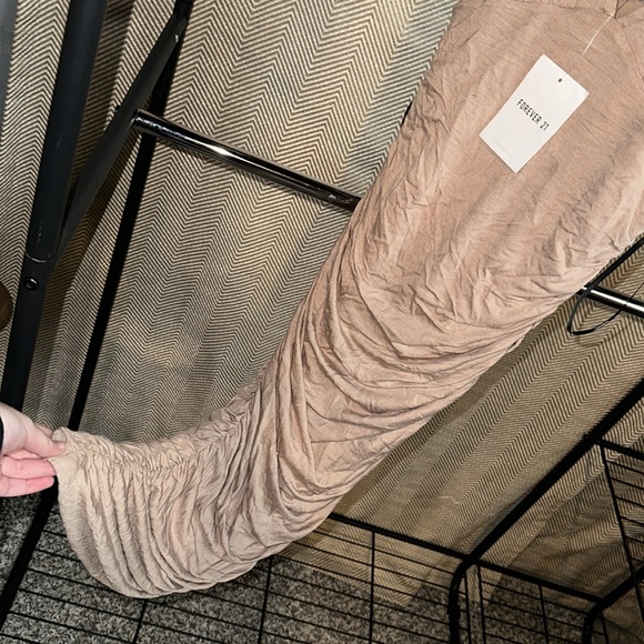 Forever 21 bodycon knit dress size small taupe - Picture 2 of 5